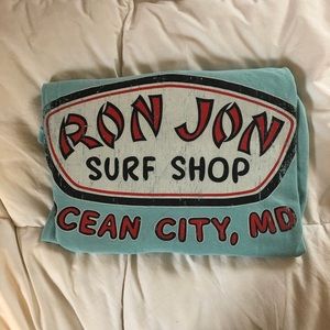 Blue Ron Jon t-shirt